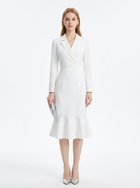 LadyLuxury | Architectural Tailored Blazer Midi Dress with Mermaid Hem
