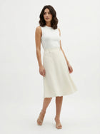 LadyLuxury | High-Waisted Mermaid A-Line Skirt - Elegant Chiffon Summer Skirt