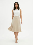 LadyLuxury | High-Waisted Mermaid A-Line Skirt - Elegant Chiffon Summer Skirt